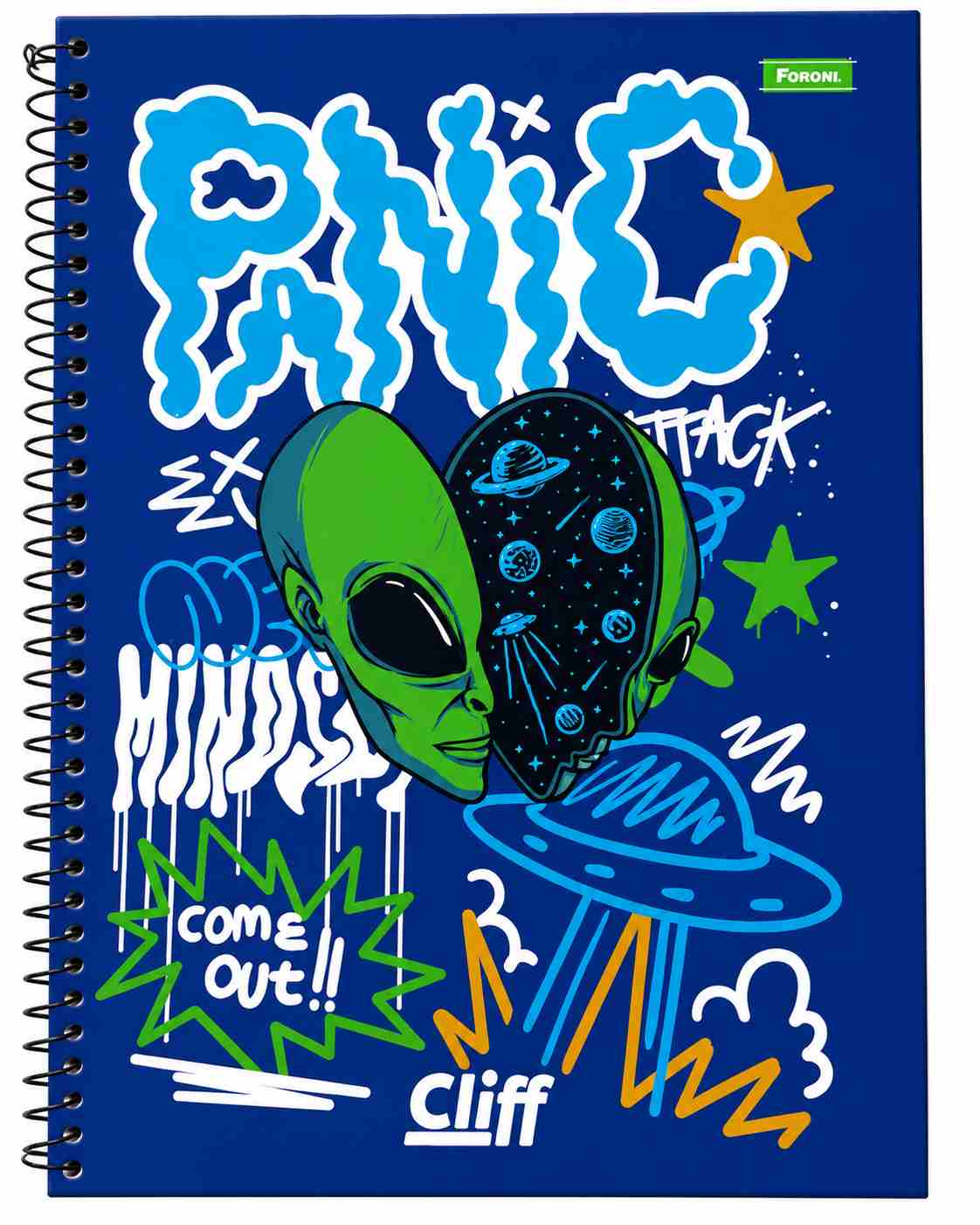 CADERNO C.D. 1X1 CLIFF MASC.